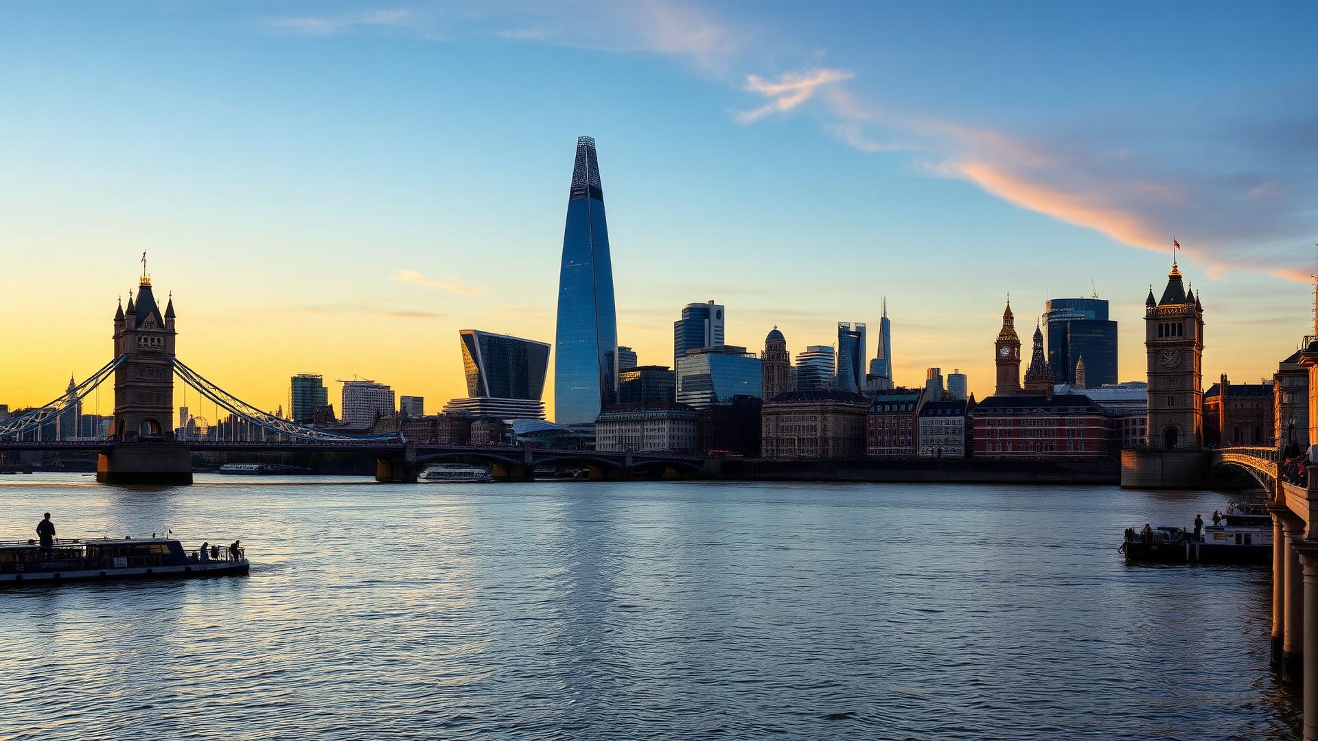 伦敦天际线 — Tower Bridge 与 The Shard